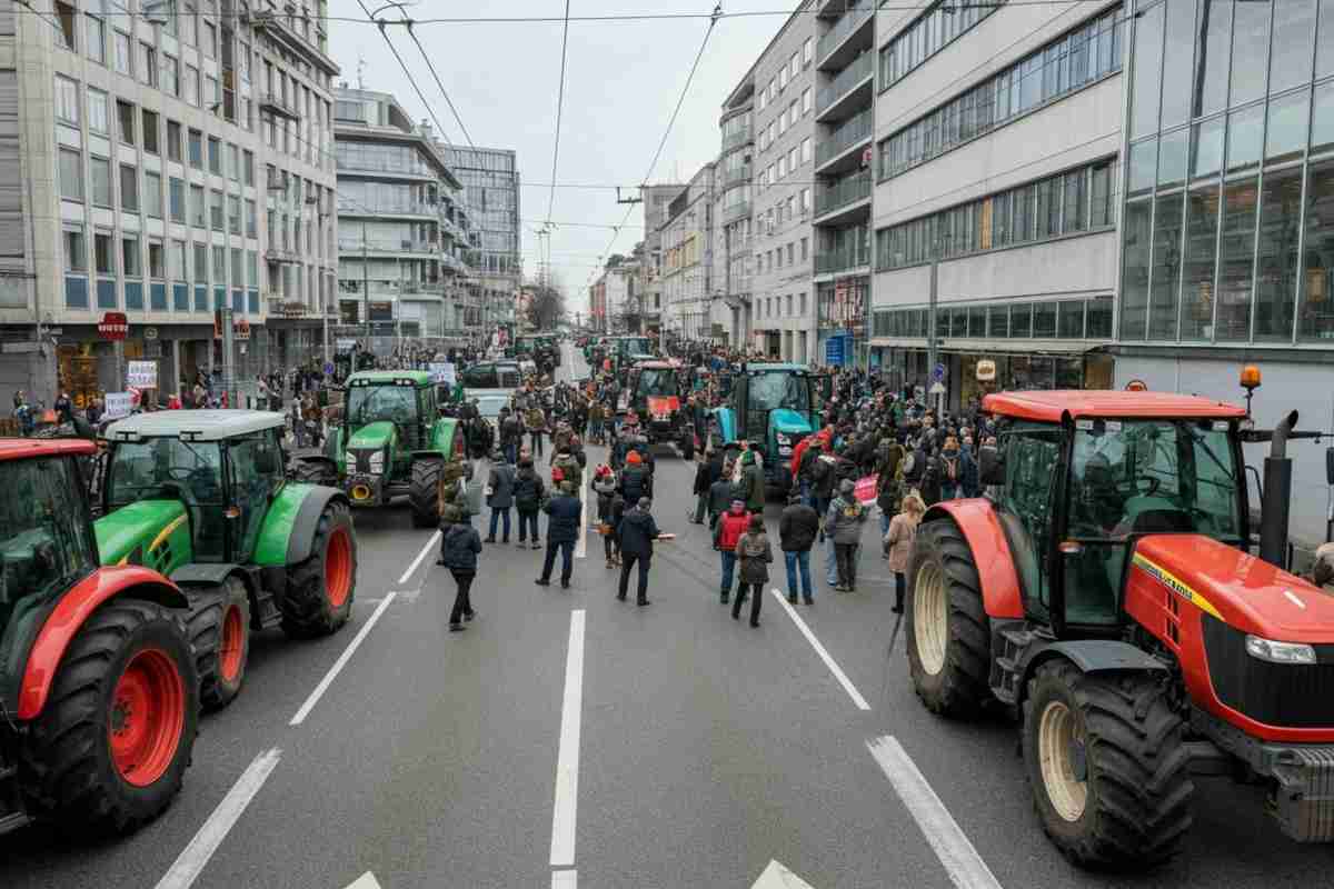 Trattori in protesta a Parigi: i sindacati promettono di rimanere fino alla vittoria