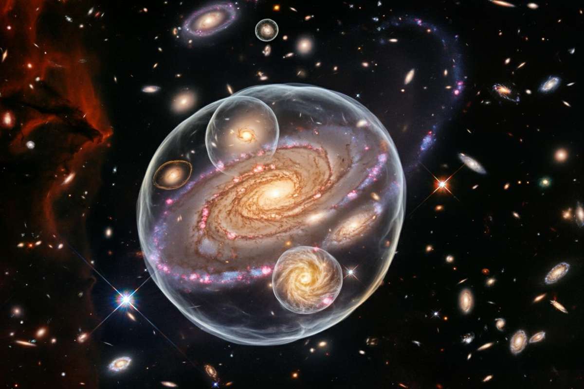 Un brindisi interstellare: festeggiamenti tra le galassie