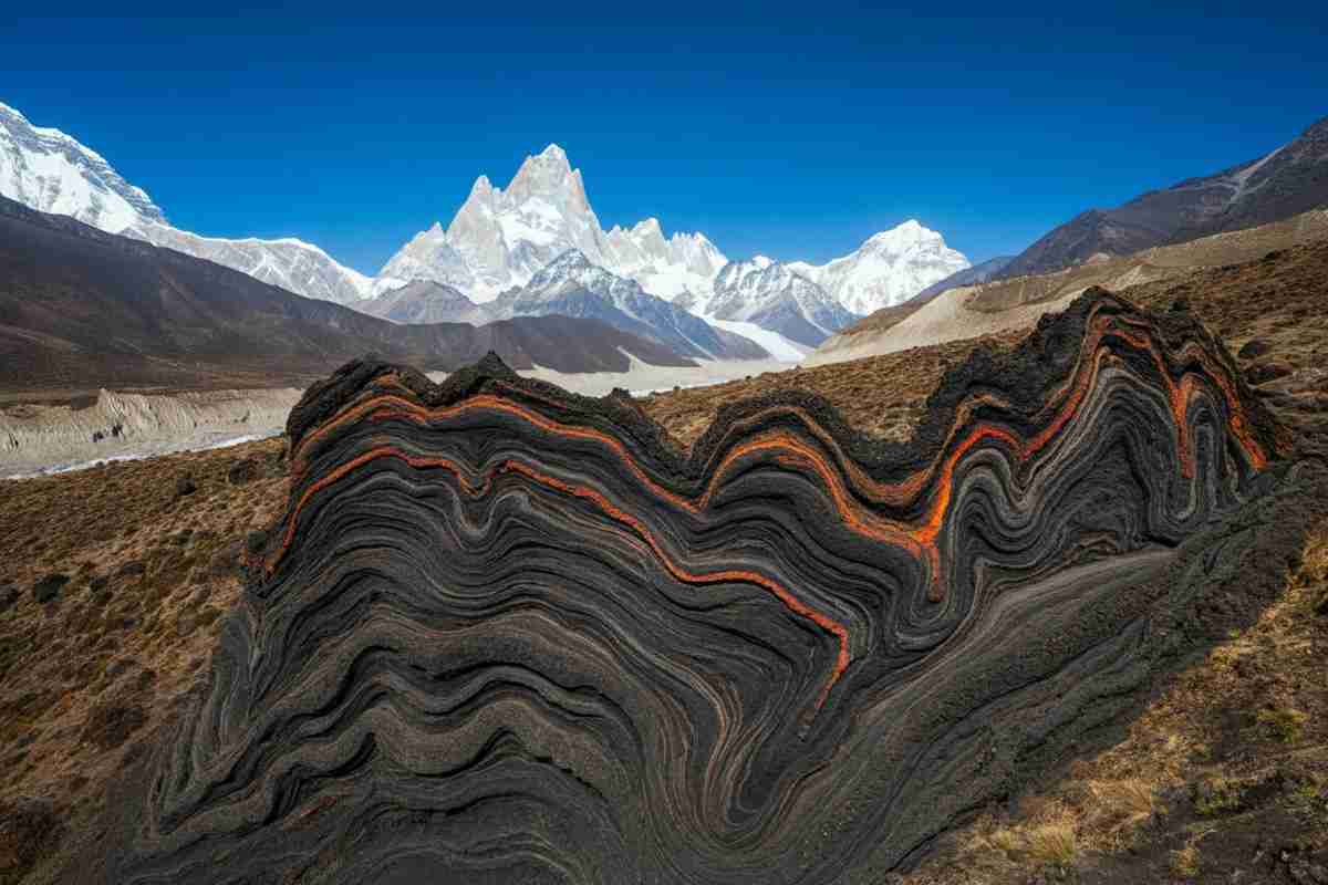 Antiche eruzioni marine: misteri svelati sulle vette dell'Himalaya