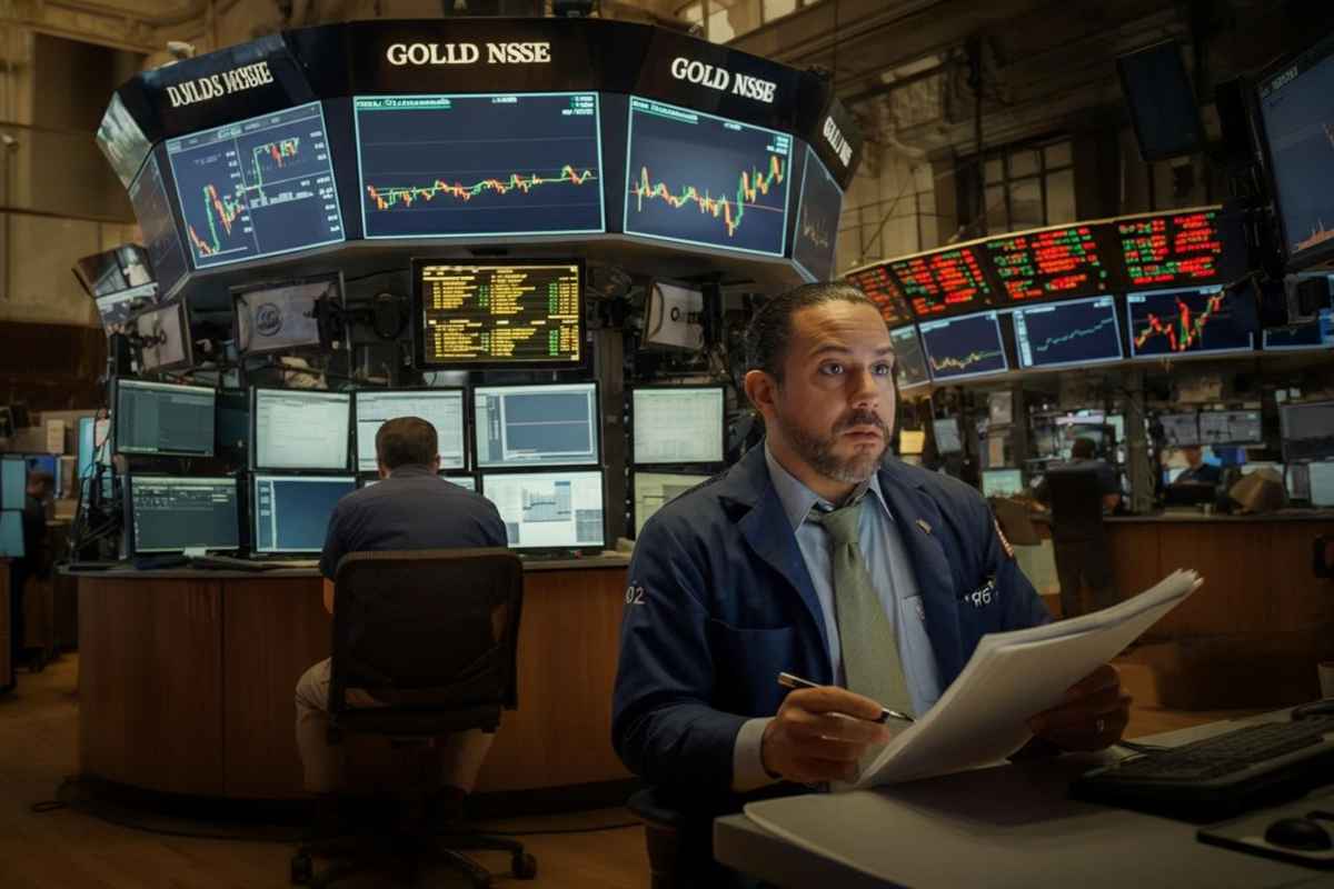 Crollo del prezzo dell'oro: il valore scende a 4.434 dollari con un calo del 9,39%