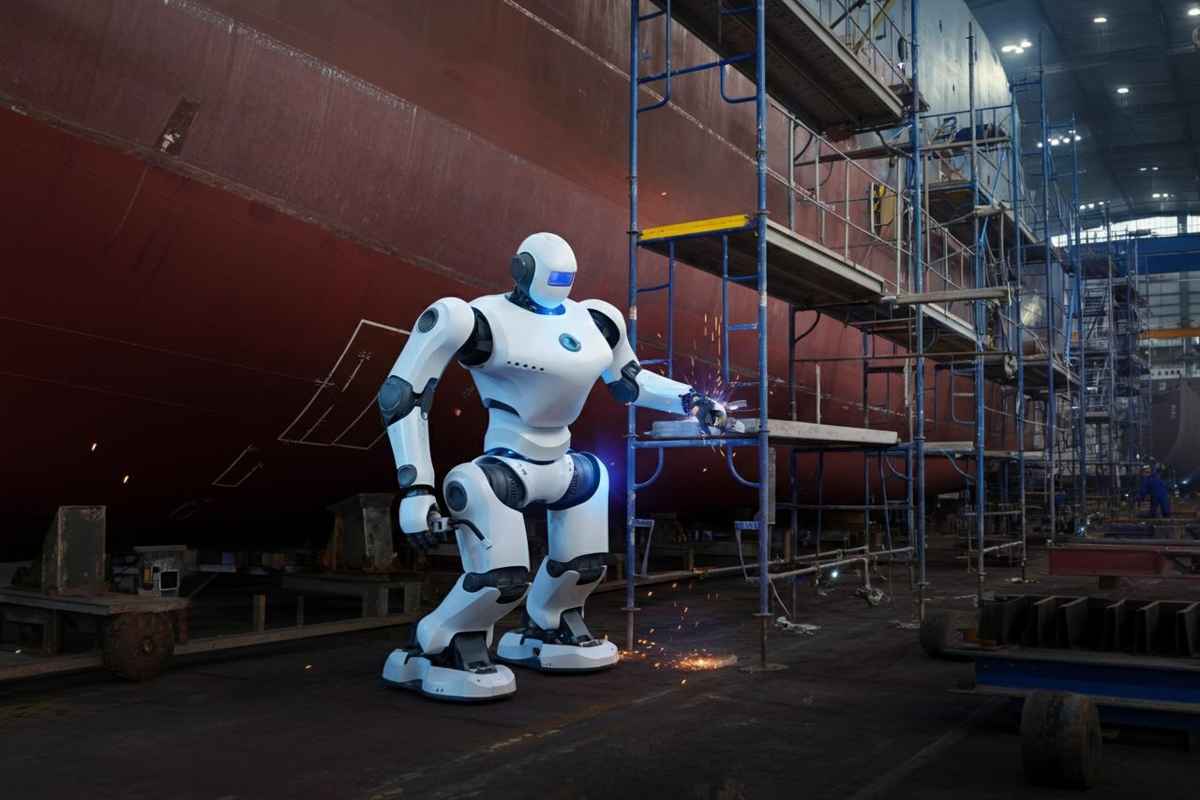 Fincantieri e Generative Bionics: la rivoluzione dei robot saldatori umanoidi