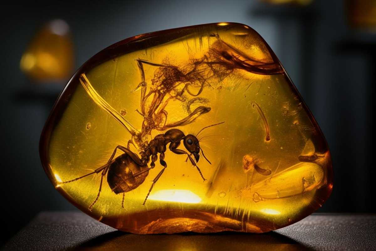 La sorprendente scoperta di una formica di 40 milioni di anni nell'ambra di Goethe