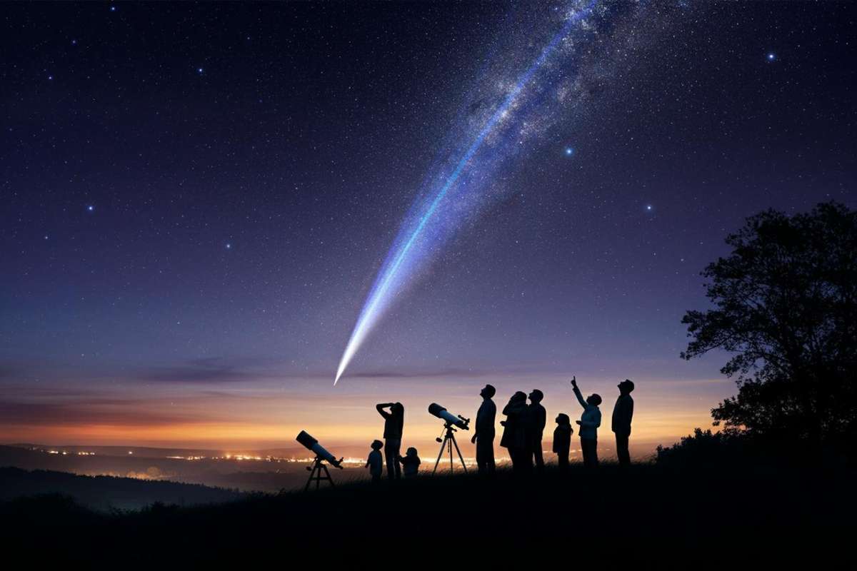 La straordinaria corsa della cometa di Halley: un viaggio nel tempo di 40 anni fa