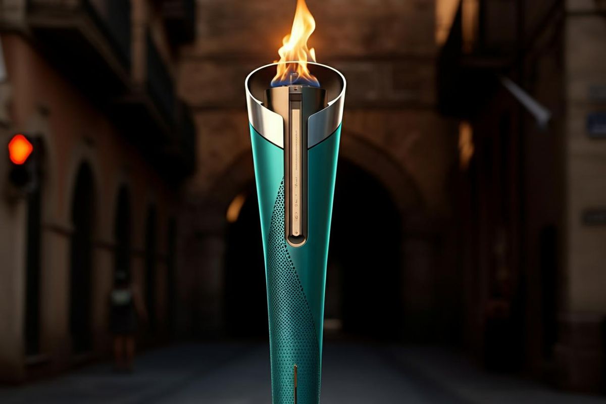 La torcia olimpica: un capolavoro di leggerezza, sostenibilità e tecnologia avanzata