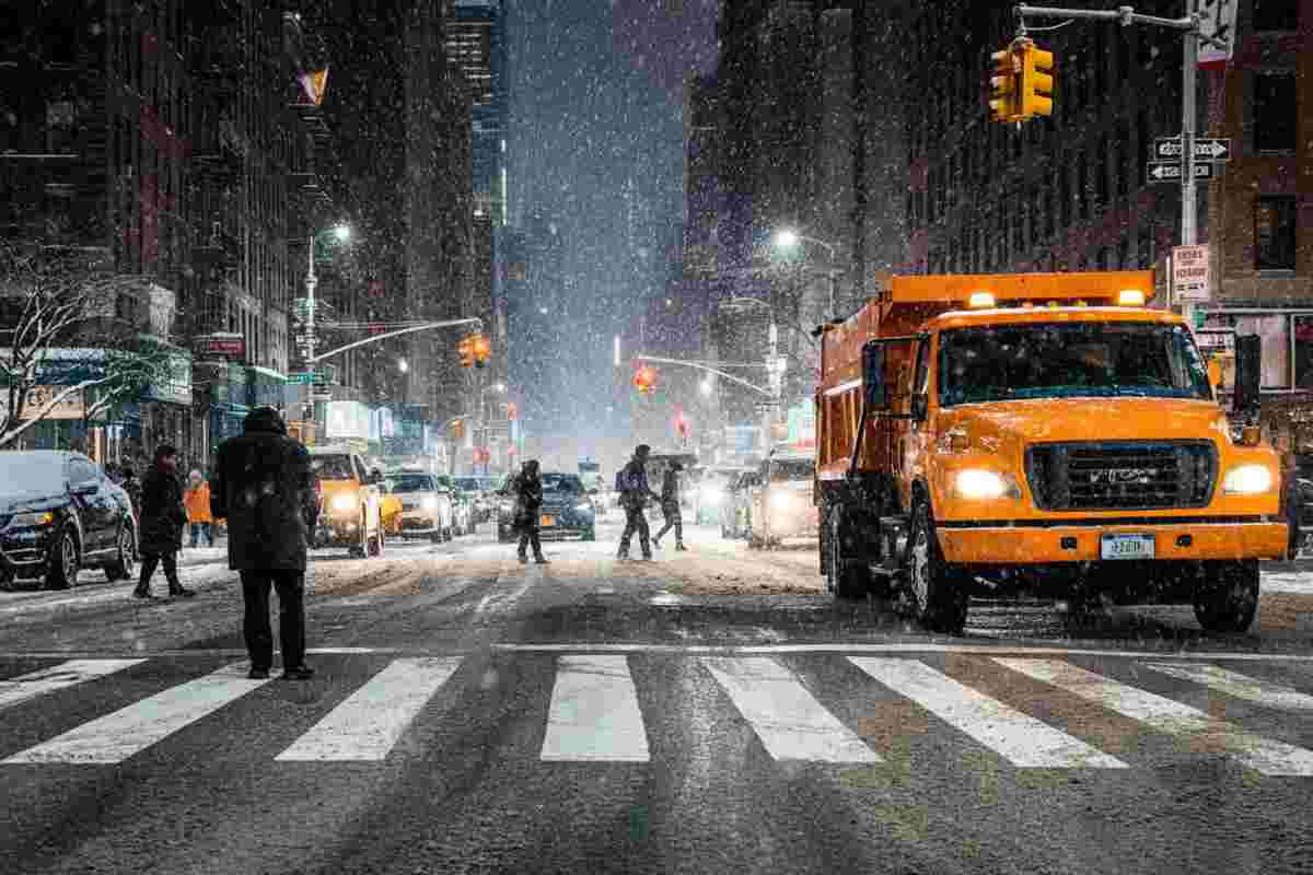 New York sotto la neve: attesi fino a 40 centimetri di maltempo!