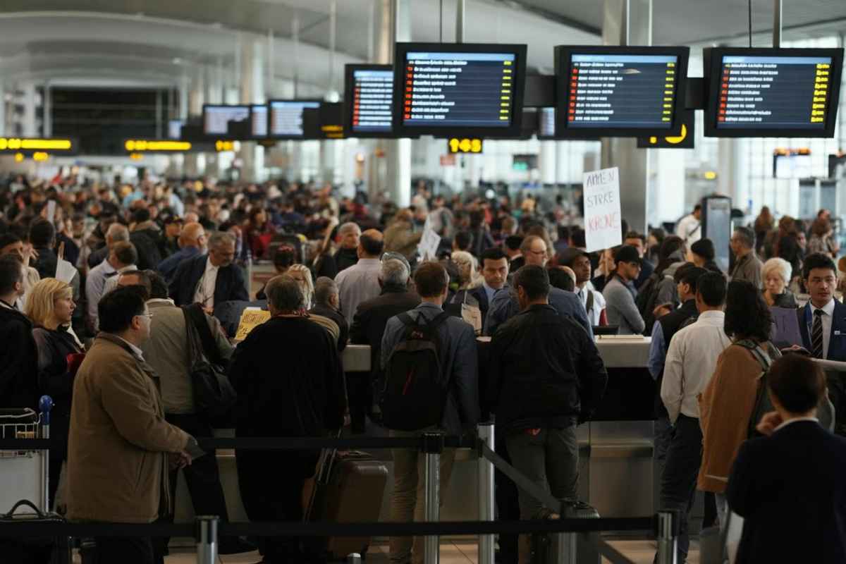 Sciopero di 24 ore nel settore aereo: i sindacati alzano la voce