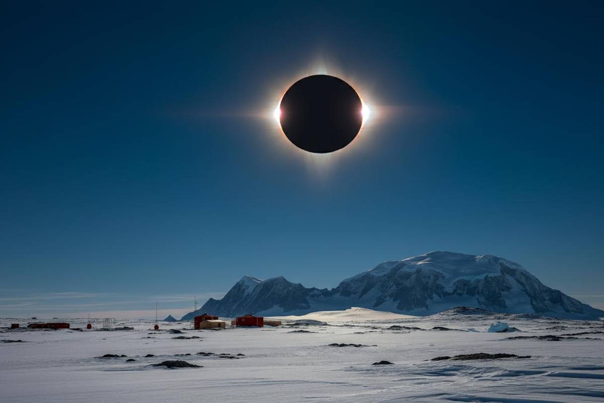 Scopri la magia della prima eclissi solare del 2026, visibile dall'Antartide