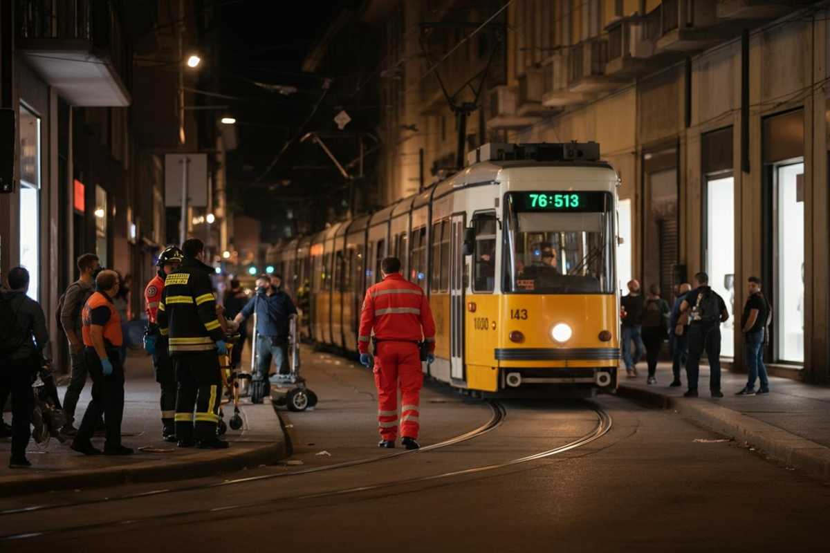 Tragedia a Milano: tram deraglia e provoca una vittima