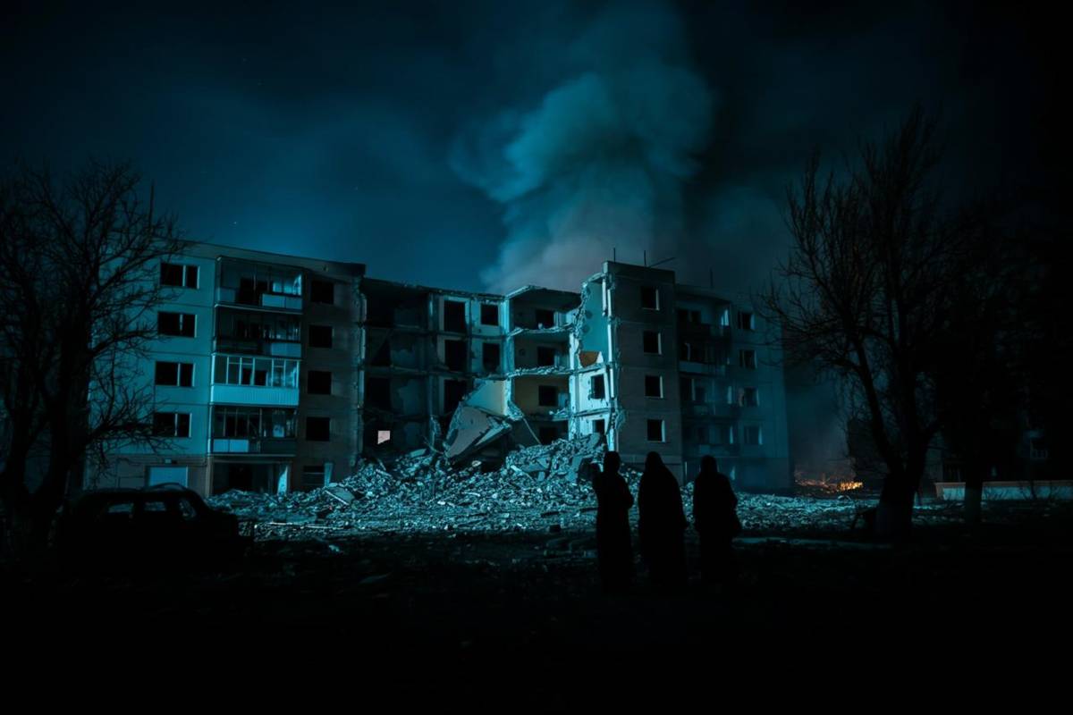 Tragedia nel Kharkiv: raid russo porta via la vita di 3 bambini e un uomo