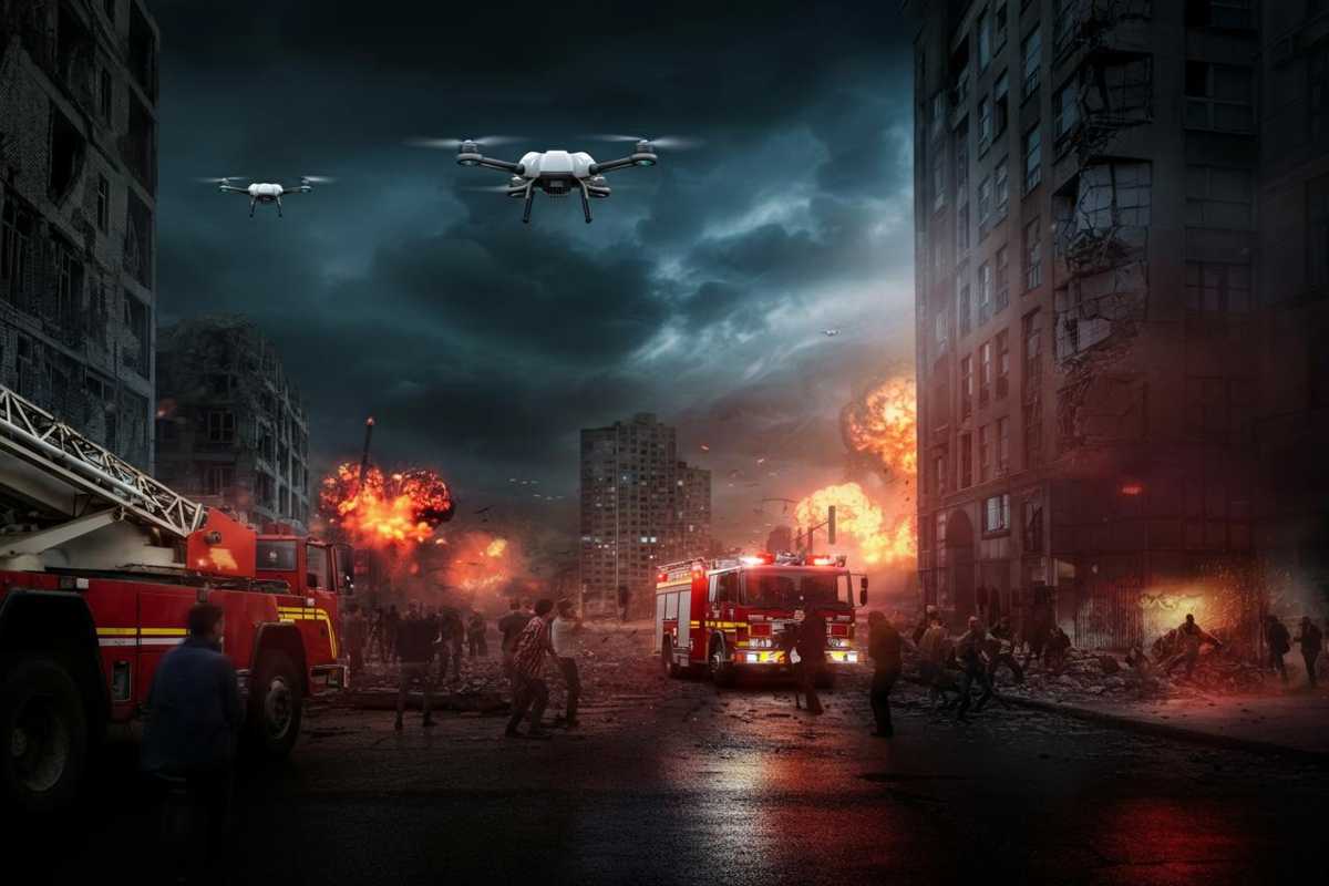 Zelensky: la notte degli attacchi russi con 400 droni e 40 missili