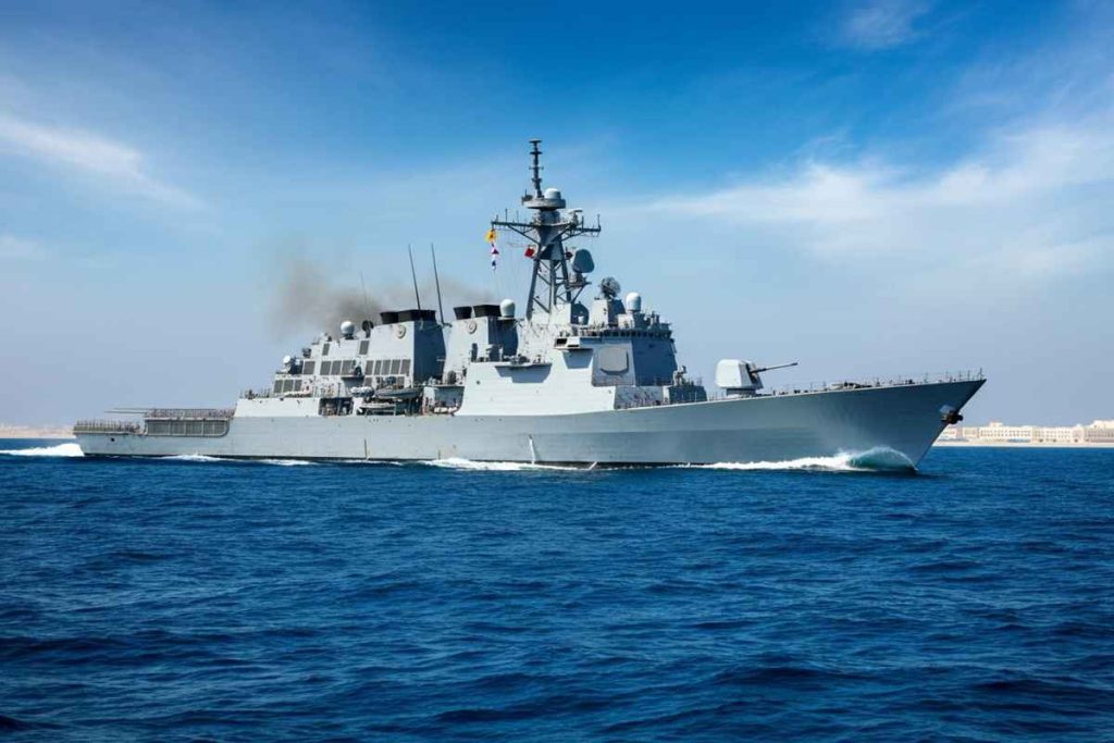 Nave da guerra iraniana in difficoltà nel golfo di Oman: affondamento in corso